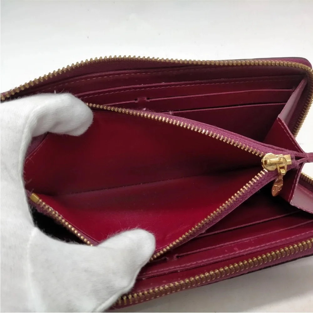 Louis Vuitton Cherry Red Embossed Wallet